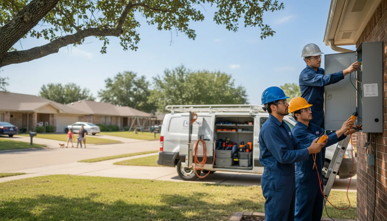 Certified electrician providing emergency electrical services in Steele City, NE